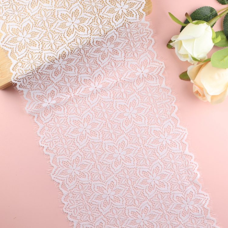 White Venise Guipure Lace Trim