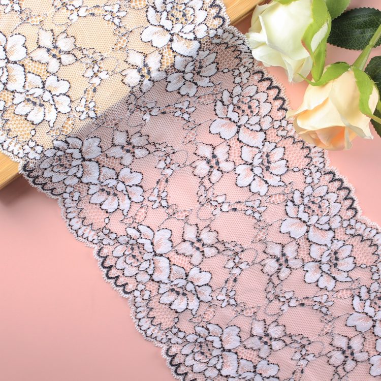 Stretch Gold Lace Trim Fashion